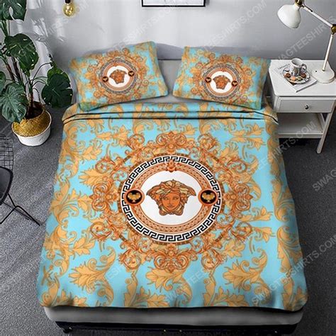 versace duvet cover pink|Versace bedding set king.